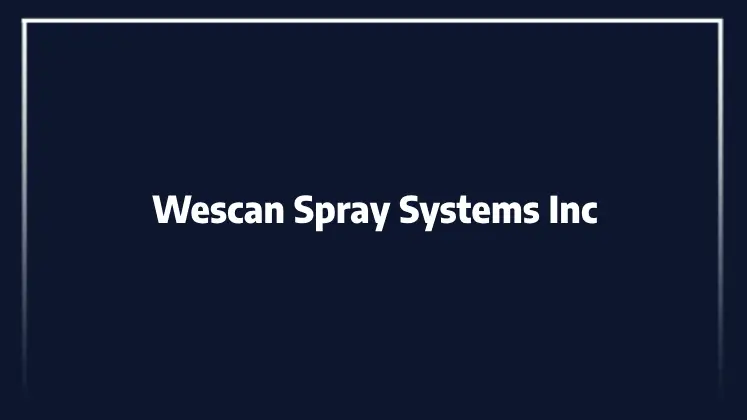 Wescan Spray Systems Inc